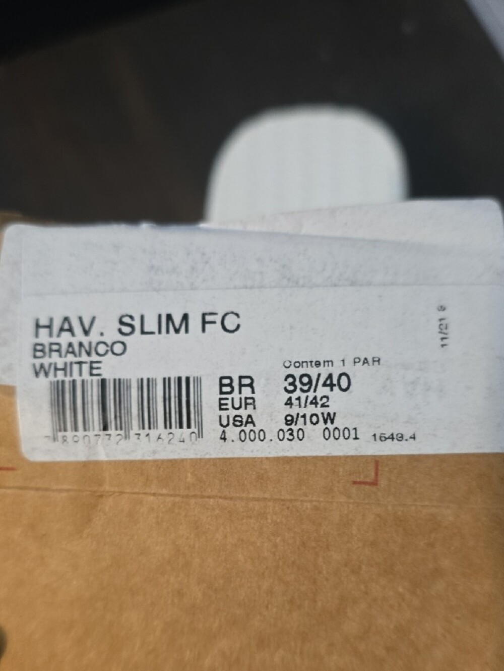 Havaianas Women’s Slim Flip Flops in Pearl Ivory - Picture 5 of 5